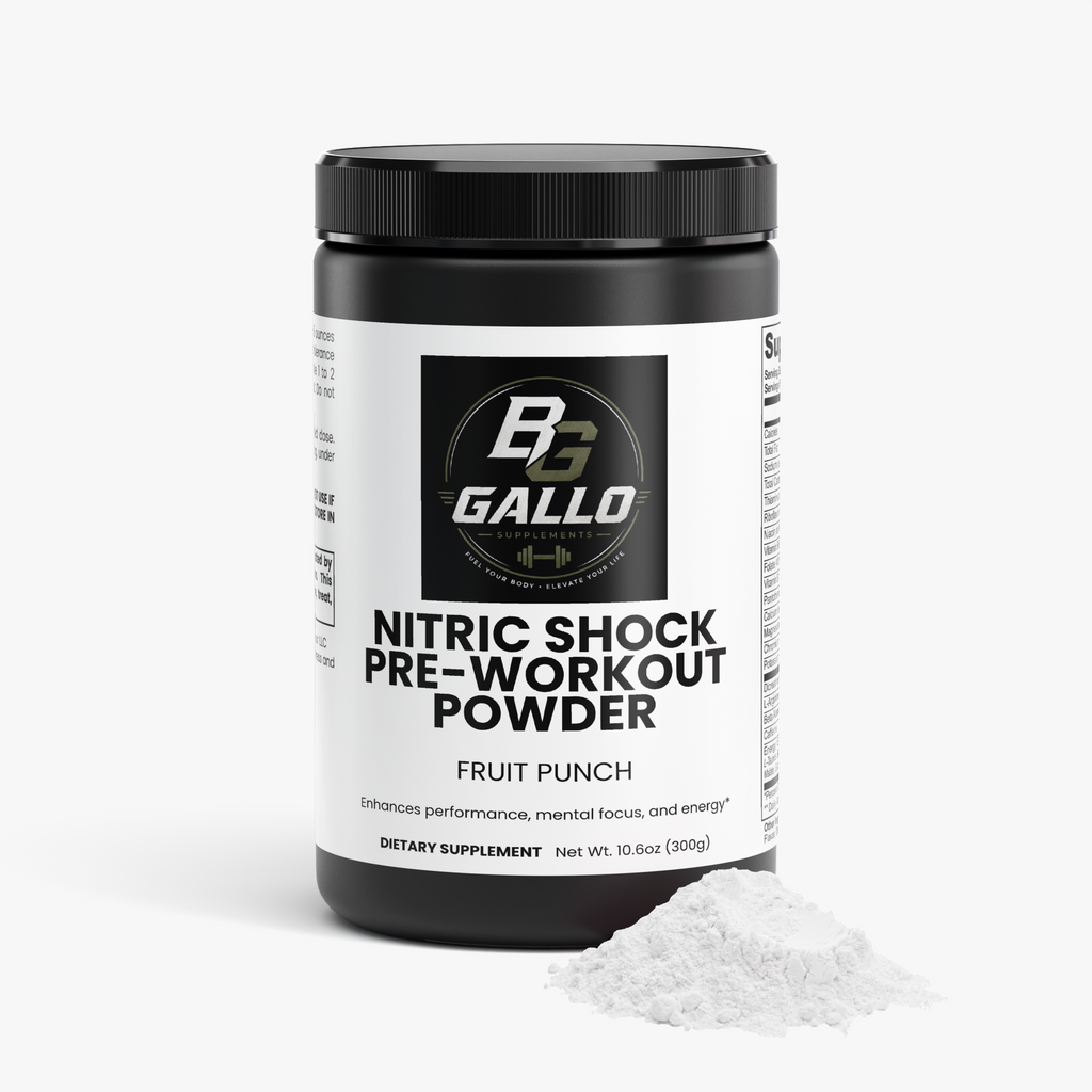 Nitric Shock Pre-Workout Powder (Fruit Punch)