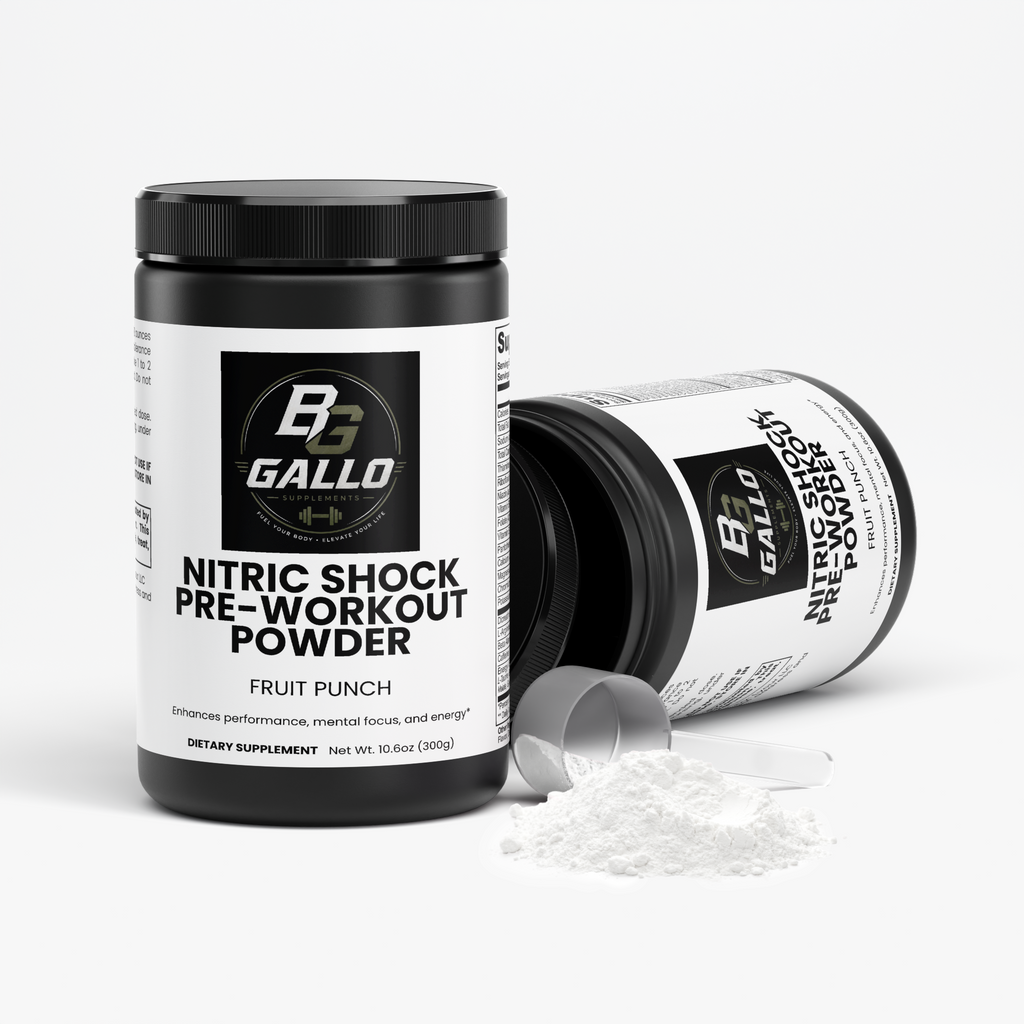 Nitric Shock Pre-Workout Powder (Fruit Punch)