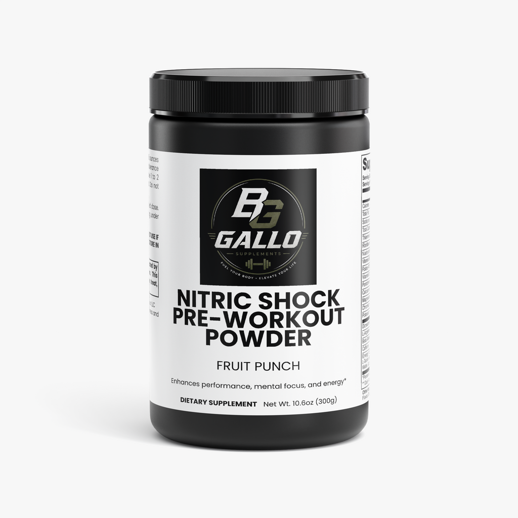 Nitric Shock Pre-Workout Powder (Fruit Punch)