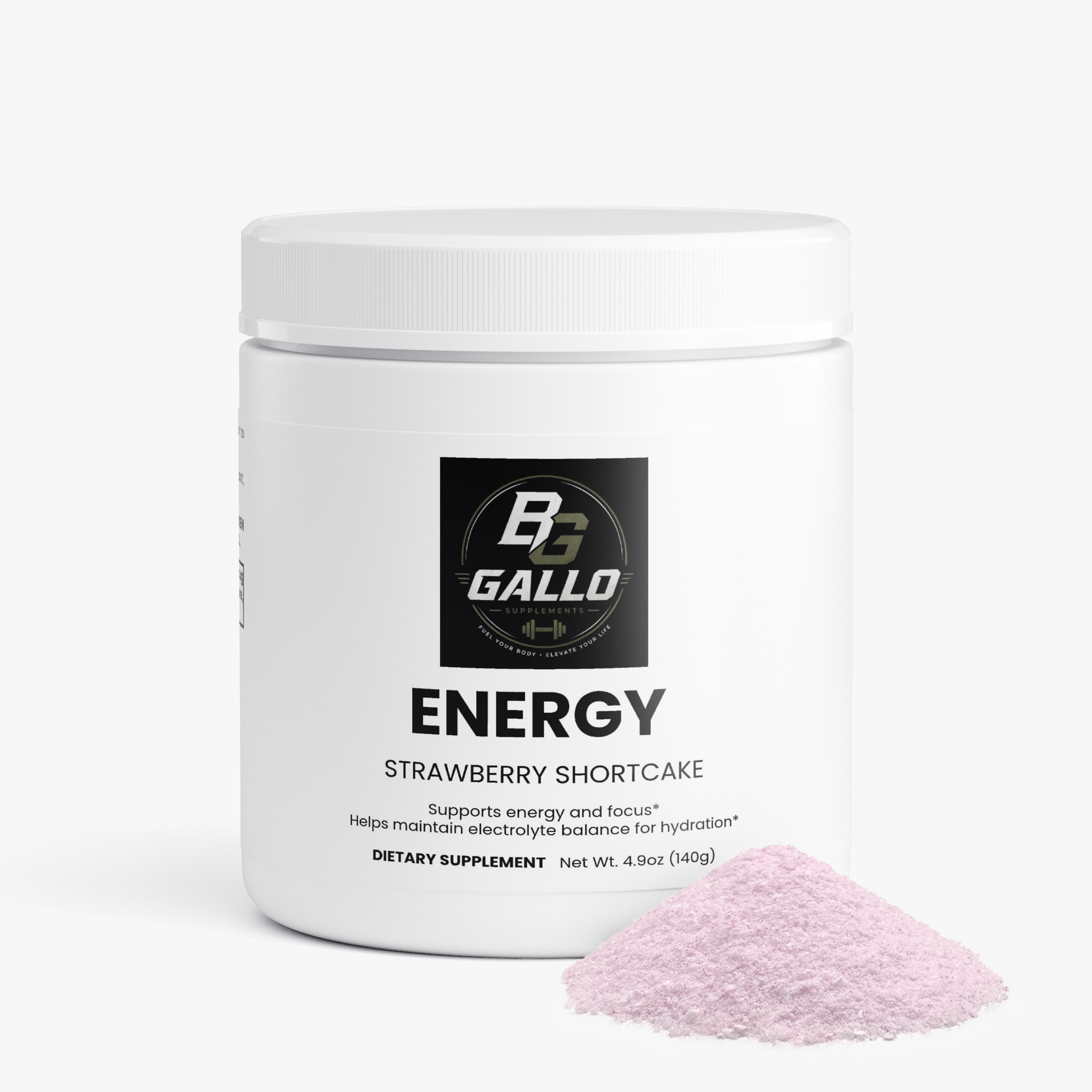 Energy Powder (Strawberry Shortcake)