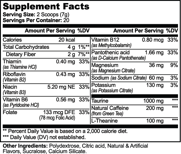 Energy Powder (Lychee Splash Energy)